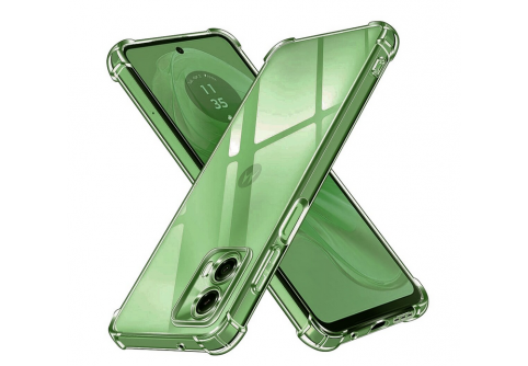 Удароустойчив прозрачен силиконов гръб за Motorola Moto G35