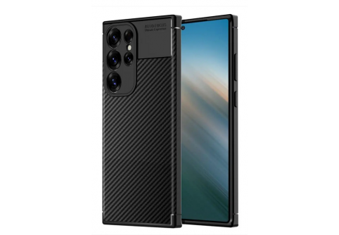 Калъф Business Carbon за Samsung Galaxy S25 Ultra Черен