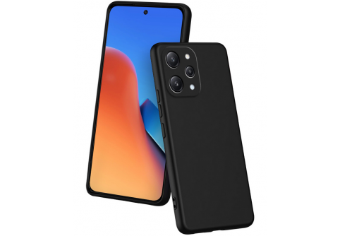 Black Matte Premium силиконов гръб за Xiaomi Redmi 12