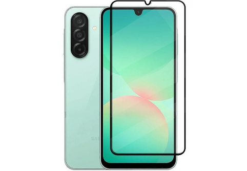 Извит стъклен протектор Full Glue за Samsung Galaxy A17/A26 5G с черна рамка
