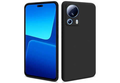 Black Matte Premium силиконов гръб за Xiaomi 13 Lite