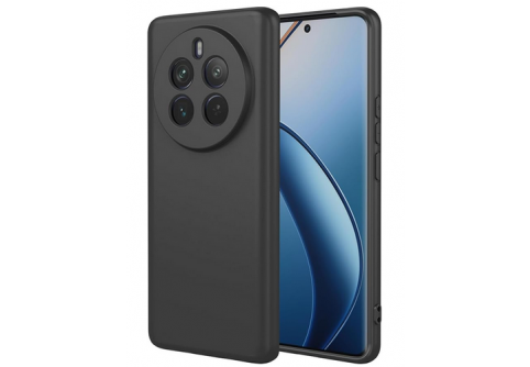 Black Matte Premium силиконов гръб за RealMe 12 Pro/12 Pro Plus