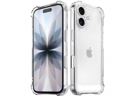 Удароустойчив прозрачен силиконов гръб за iPhone 17